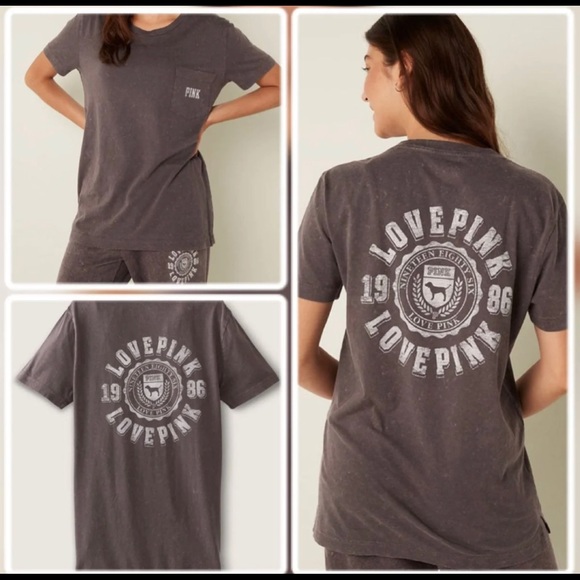 Pink campus short sleeve tee - Picture 2 of 9